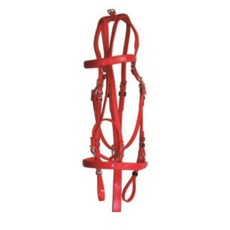 Yonies Open Bridle - All One Color- Yonies Harness Shop LLC